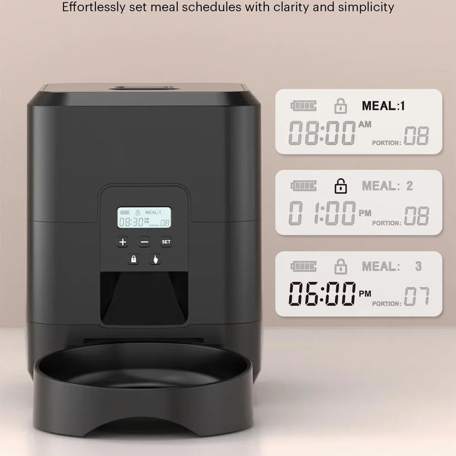 black-automatic-cat-feeder