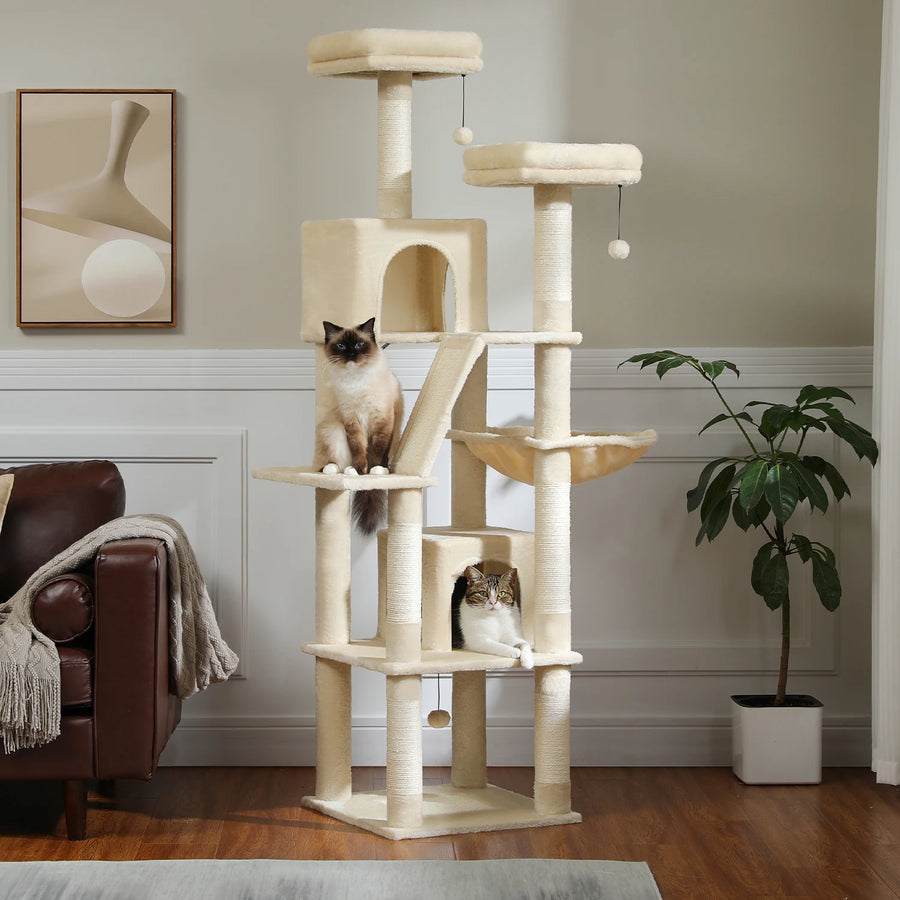 Tall Multi-Level Cat Tree Tower, Ships from US