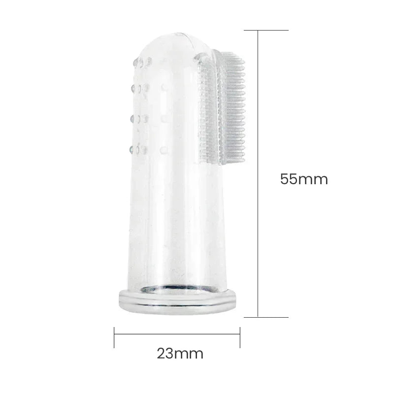 Cat Finger Toothbrush Set, Soft Silicone