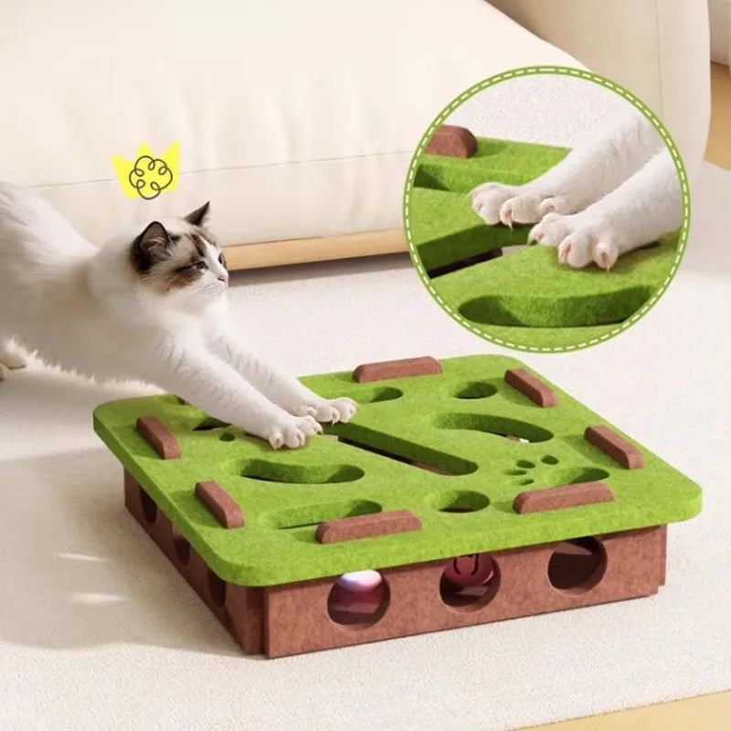Flat-Pack Cat Scratcher Playhouse Toy