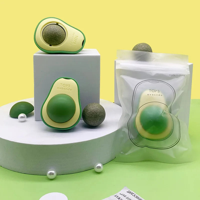 Avocado Catnip Wall Ball Cat Toy