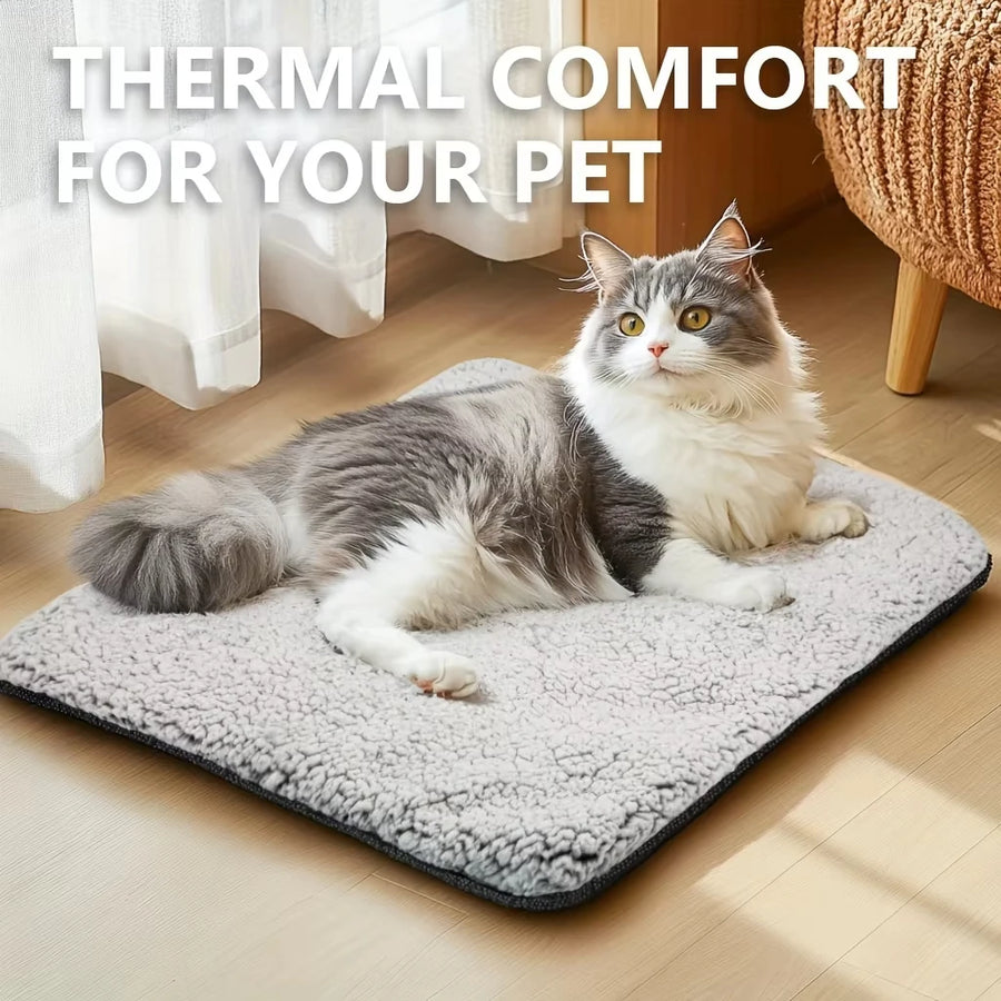 Self-Heating Cat Pad, Washable, No Electricity