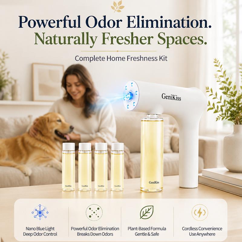 Nano Blue Light deodorizer spray refill for pet and home odor control, view 9