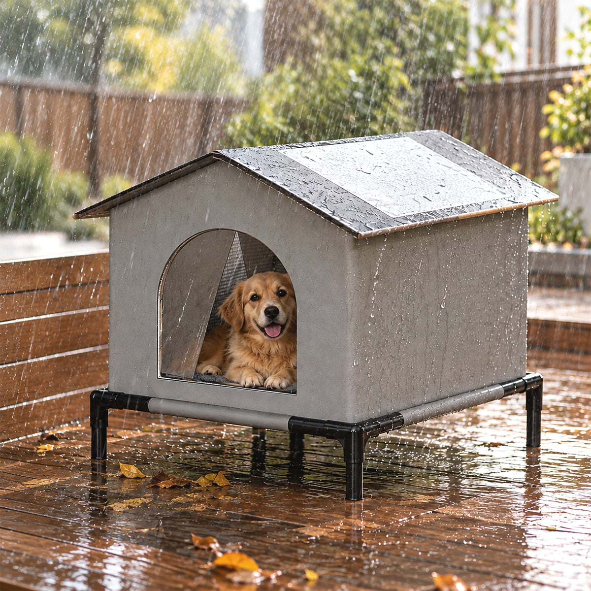 Waterproof Foldable Cat House for Outdoor Use