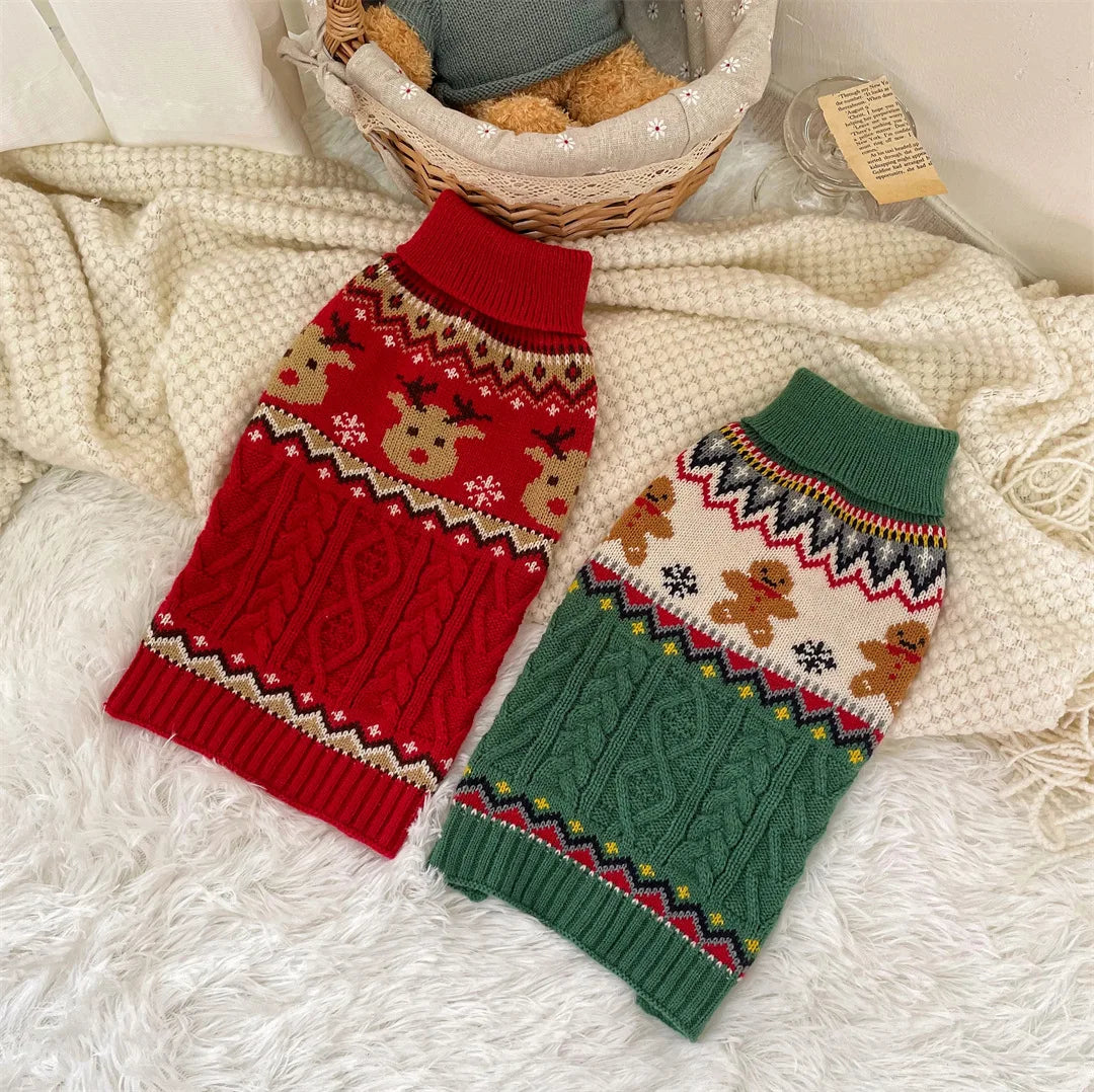 green-reindeer-holiday-cat-sweater