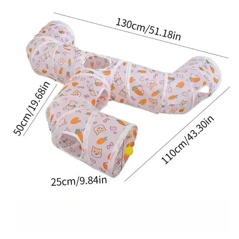 Crinkle Cat Play Tunnel, Multi-Way