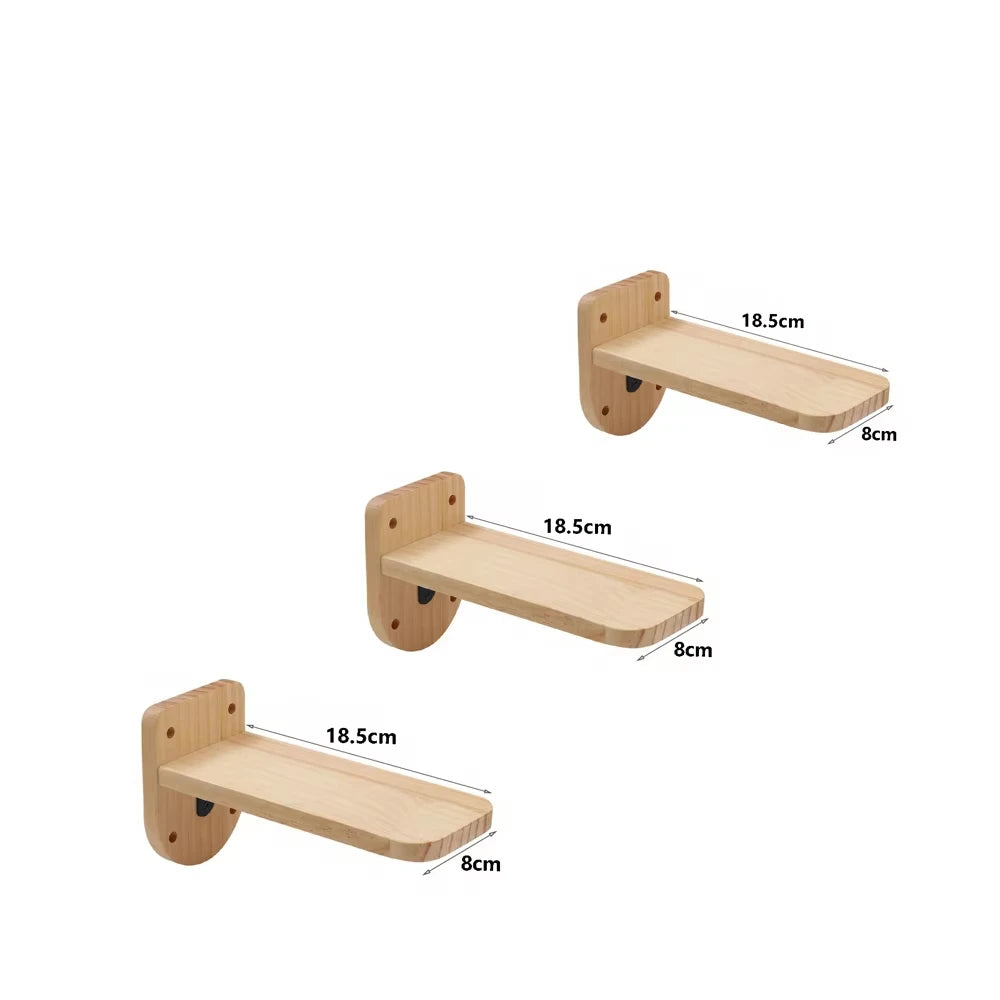 Wall-Mounted Cat Shelf and Climbing Steps, Ships from US