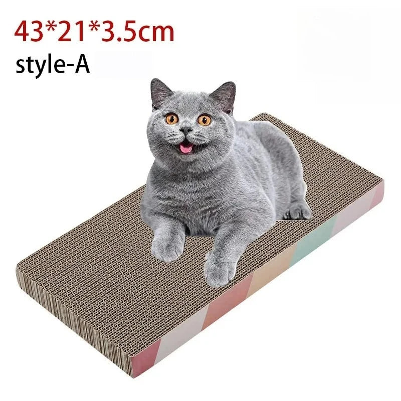 Multi-Shape Corrugated Cat Scratch Pad