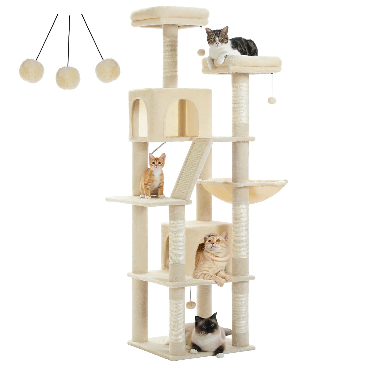 Tall Multi-Level Cat Tree Tower, Ships from US