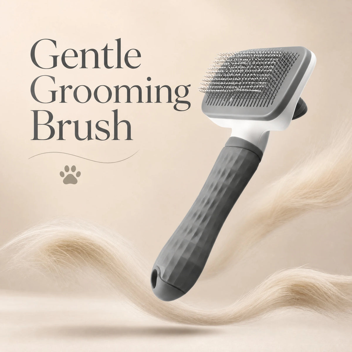 Self-Cleaning Cat Massage Slicker Brush