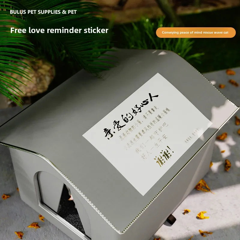 Waterproof Foldable Cat House for Outdoor Use