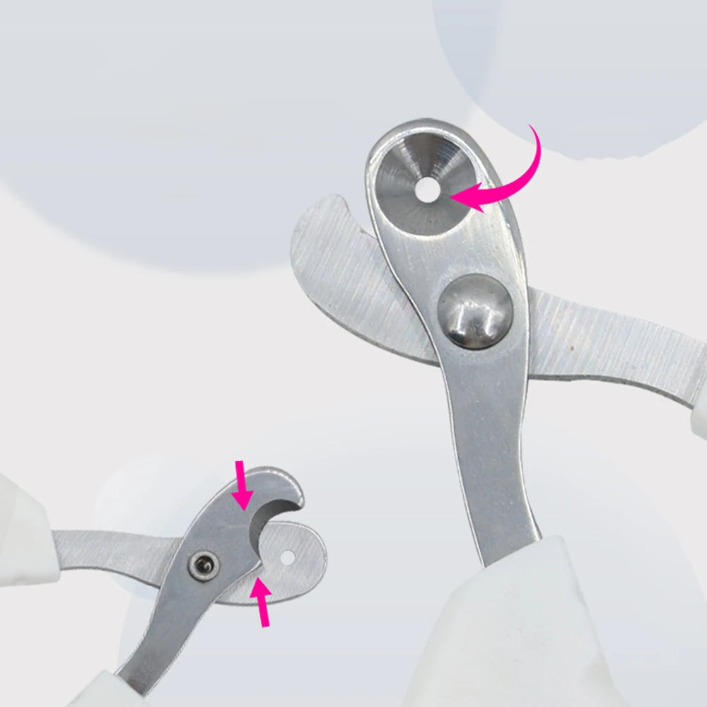 Safety Cat Nail Clippers with Circle Hole