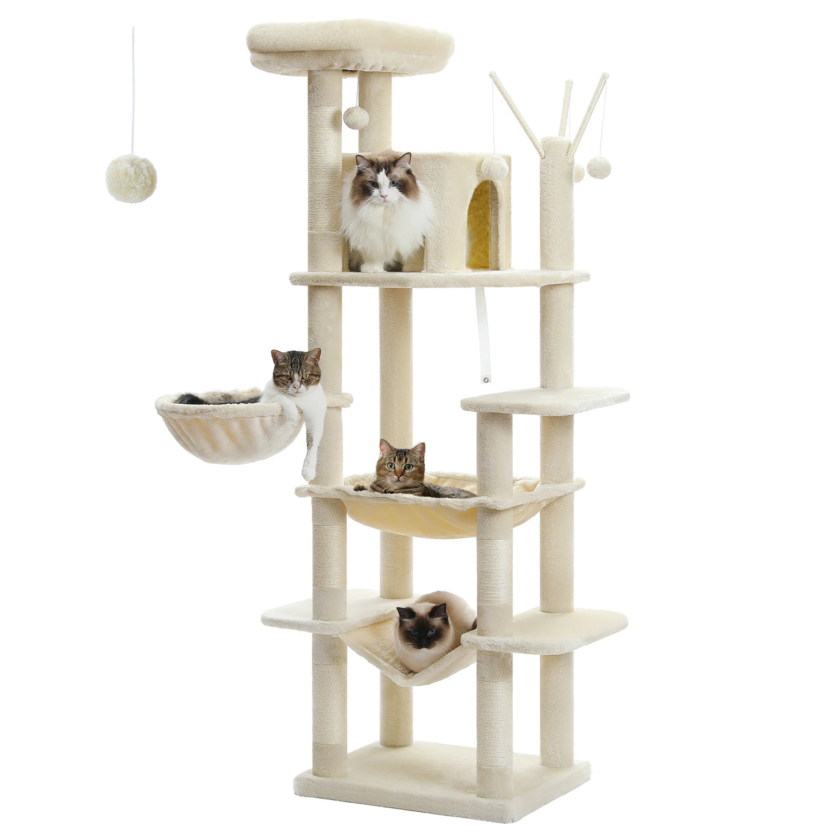 Tall Multi-Level Cat Tree Tower, Ships from US