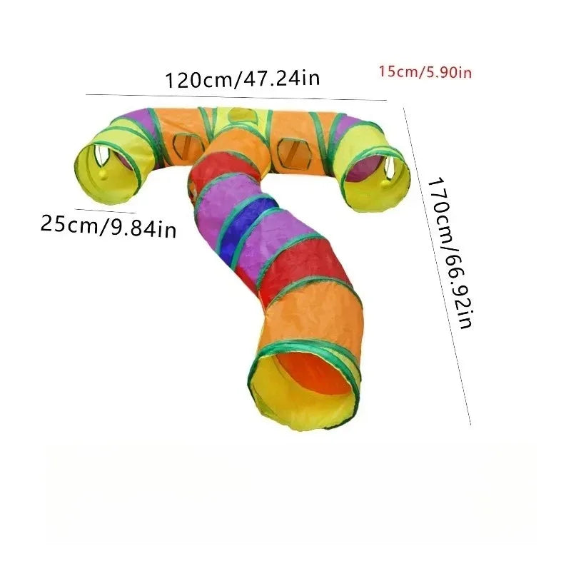 Crinkle Cat Play Tunnel, Multi-Way