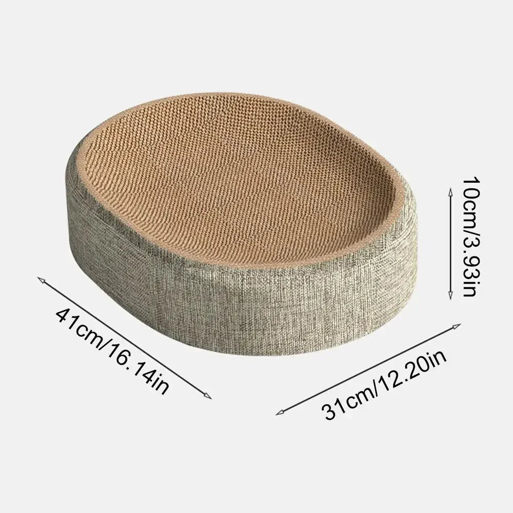 Oval Cat Scratcher Bed