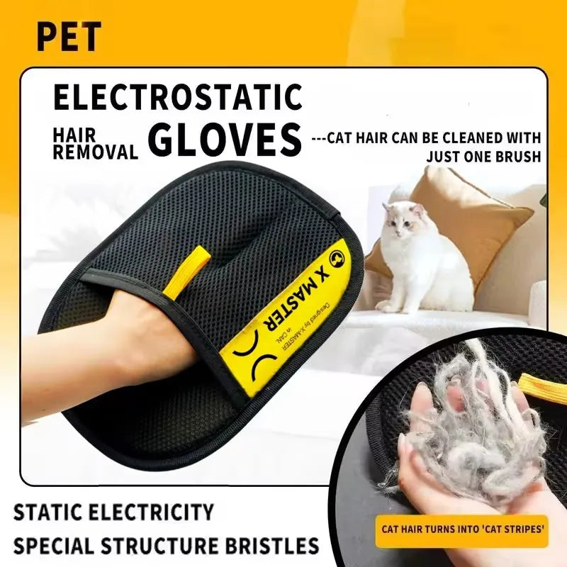 Cat hair remover glove, product view 3