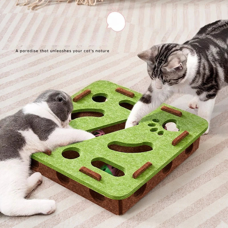 Flat-Pack Cat Scratcher Playhouse Toy