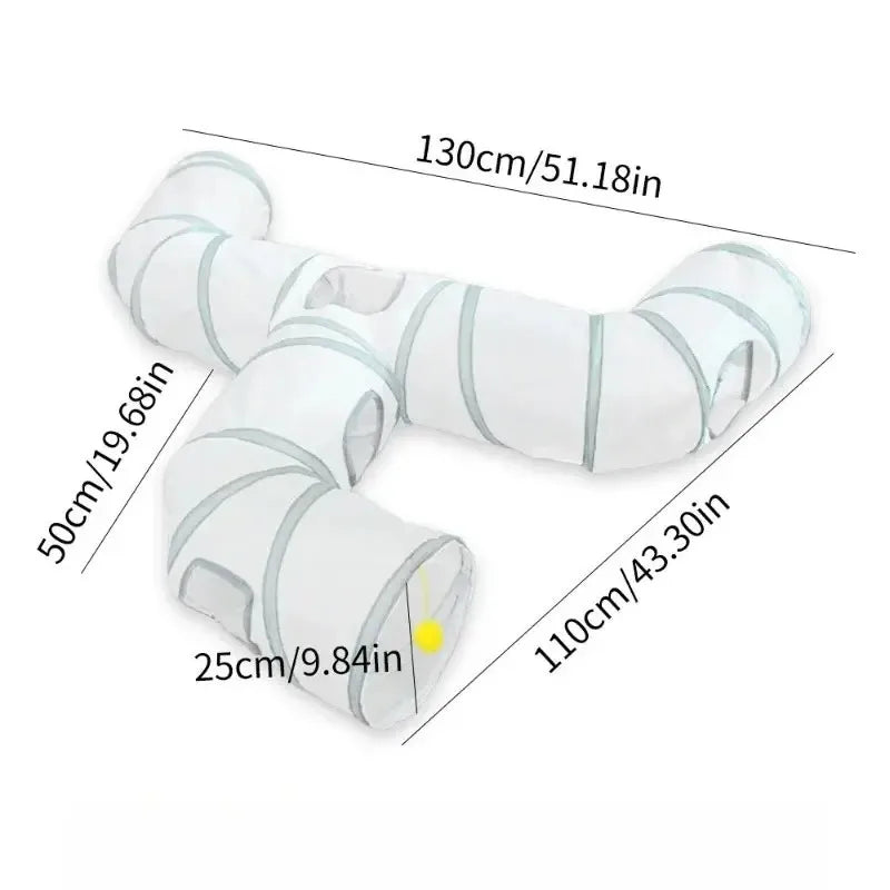 Crinkle Cat Play Tunnel, Multi-Way