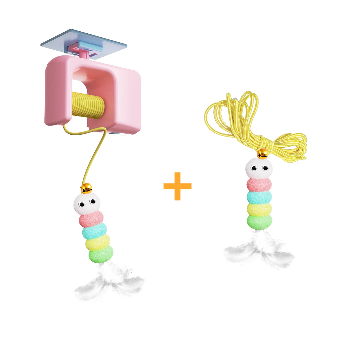 Electric hanging door cat toy for self-play, view 7