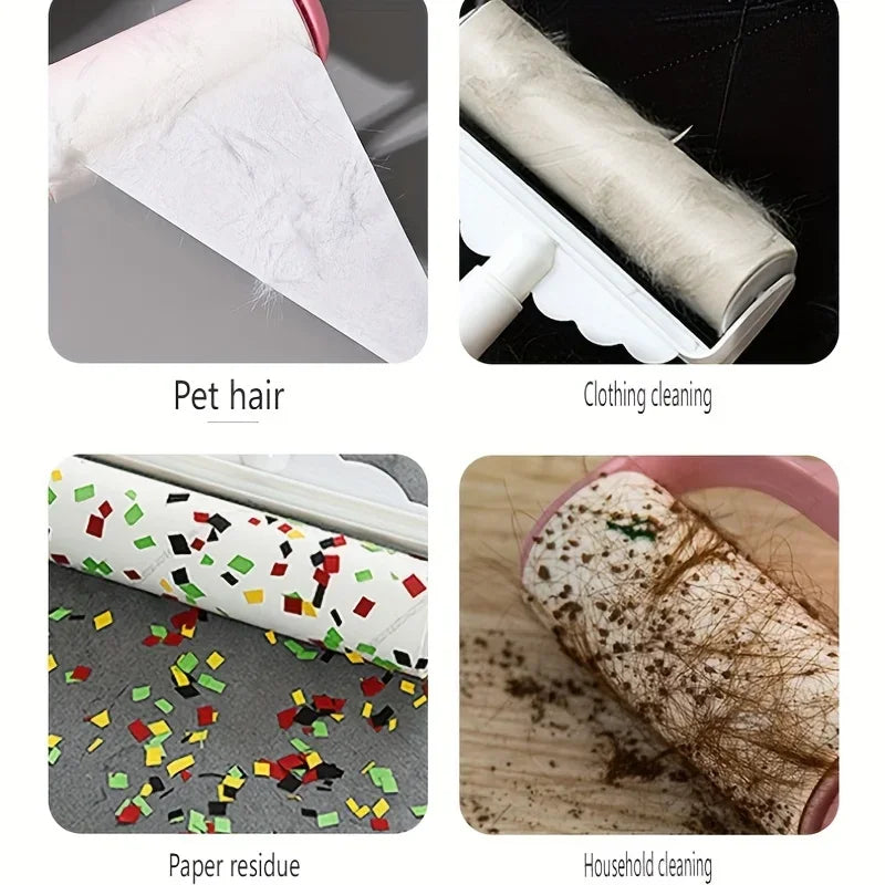 Extra-sticky pet hair lint roller for cat and dog hair, view 6