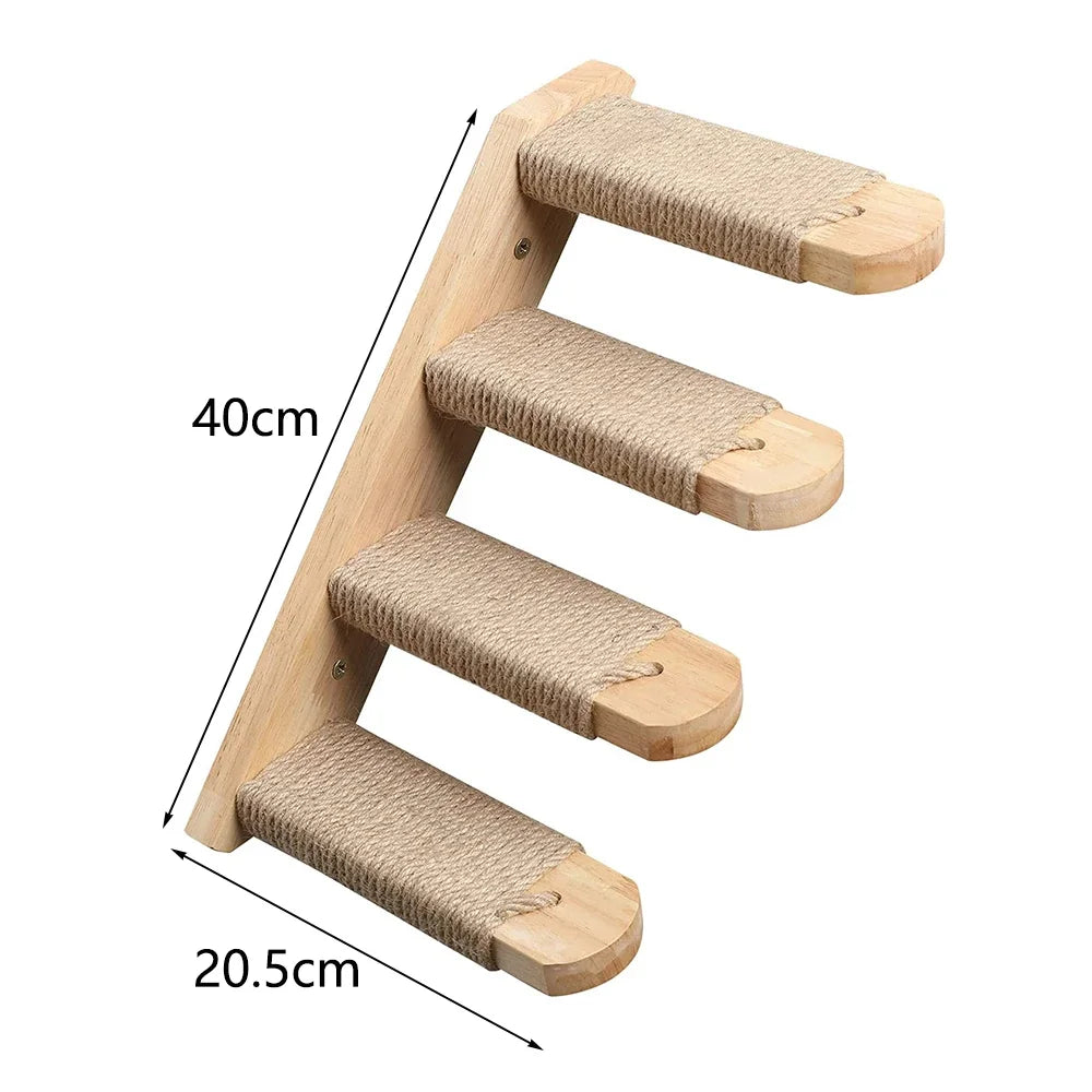 Wall-Mounted Cat Shelves, Steps and Hammocks
