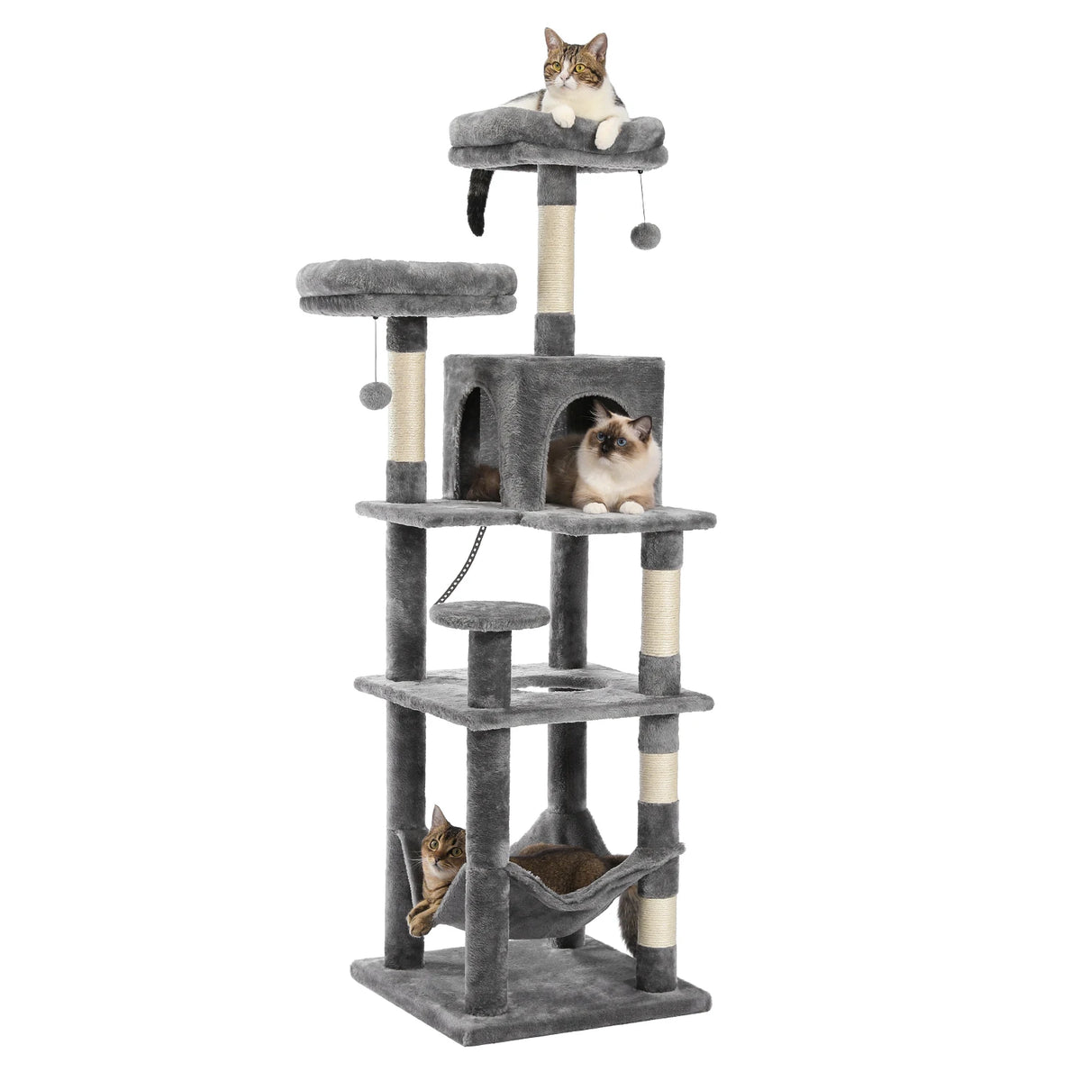 Tall Multi-Level Cat Tree Tower, Ships from US
