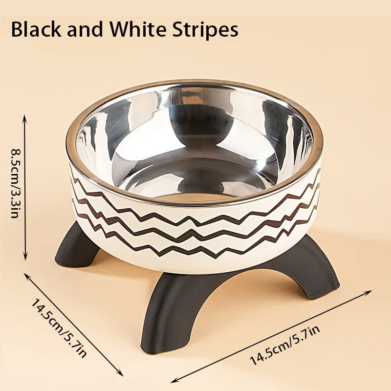 Elevated Anti-Slip Cat & Dog Food Bowl with Stand
