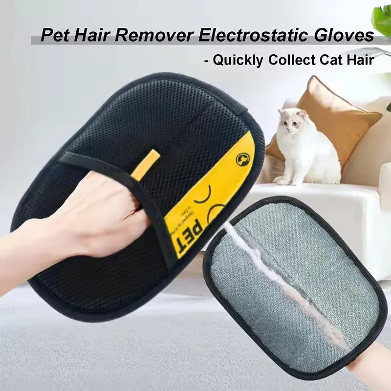 Cat hair remover glove, product view 4