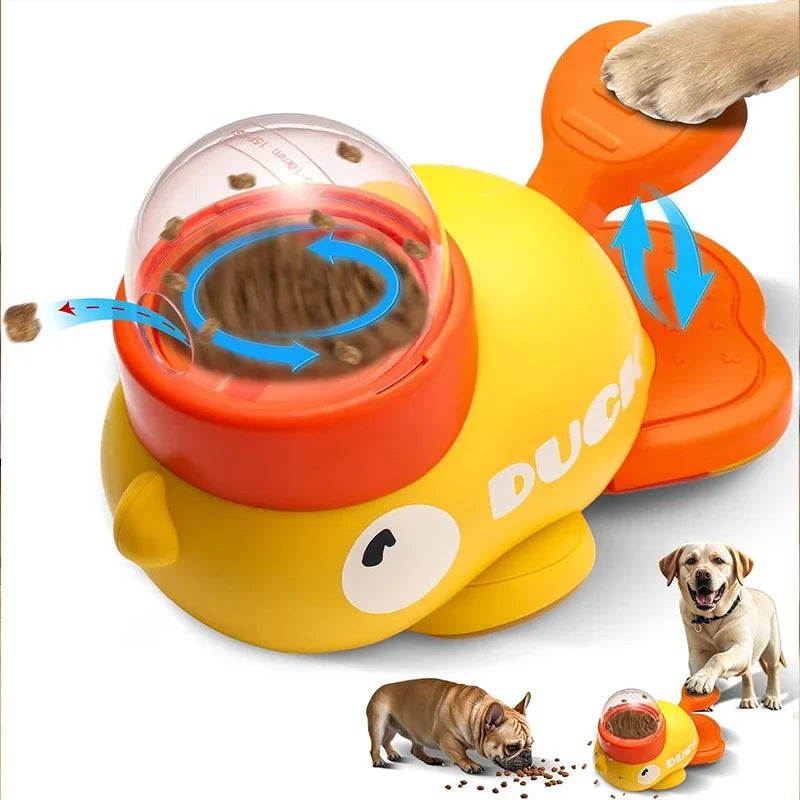 Duck puzzle feeder toy for cats, image 5