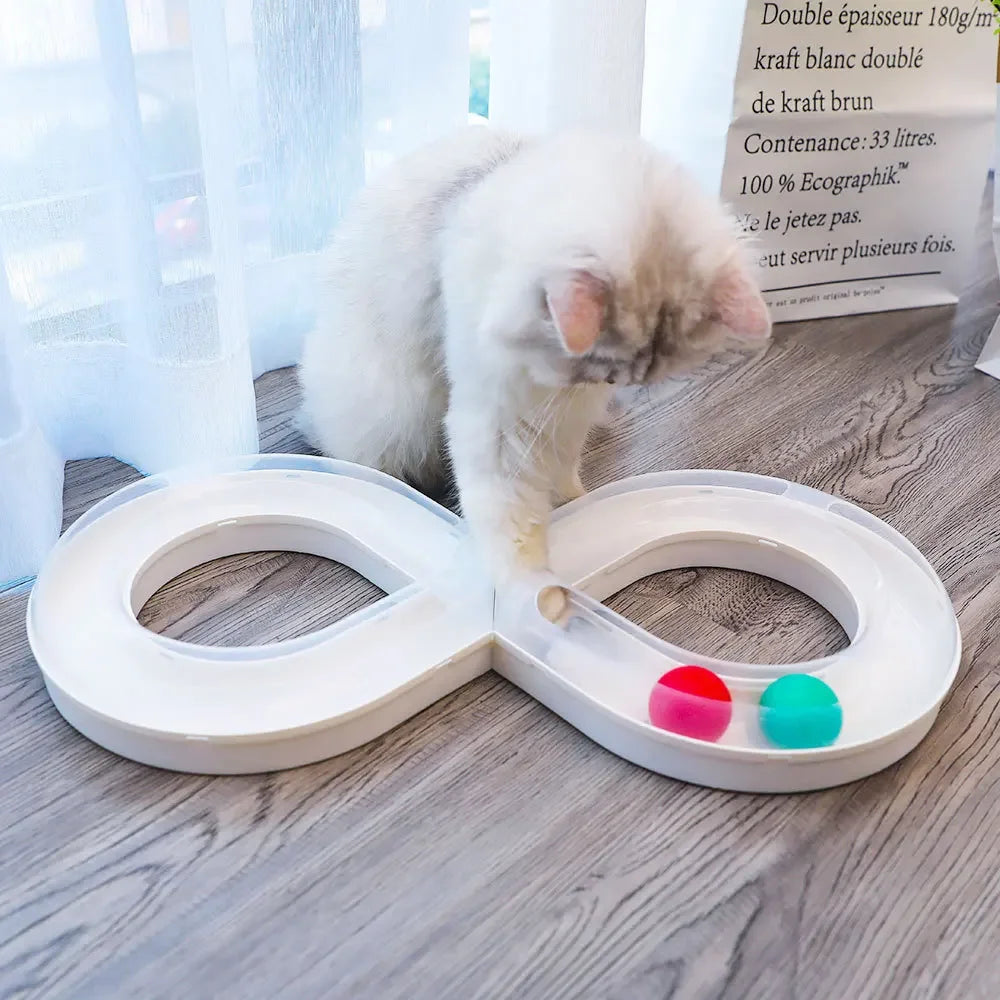 Spinning Turntable Cat Teaser Toy