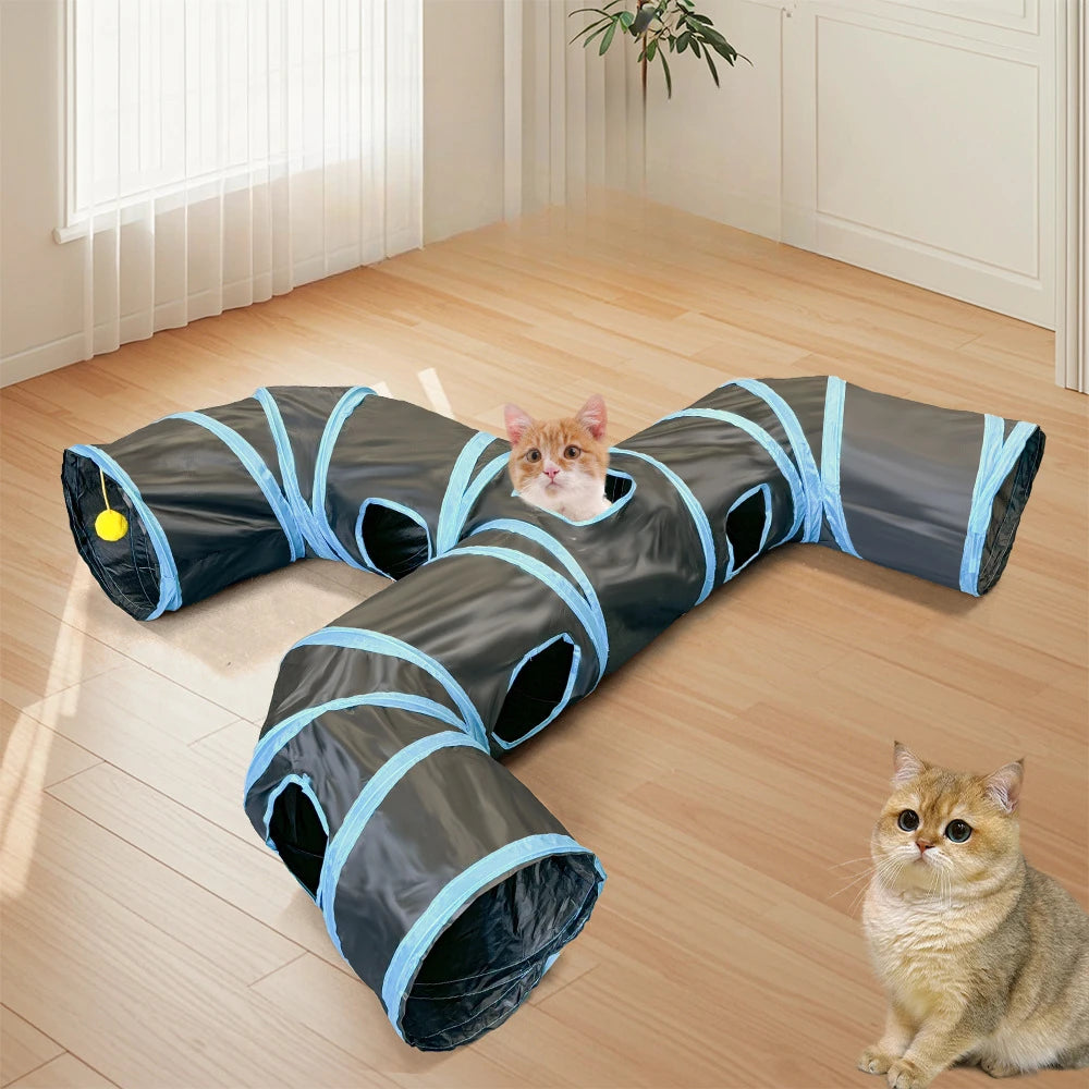 Crinkle Cat Play Tunnel, Multi-Way