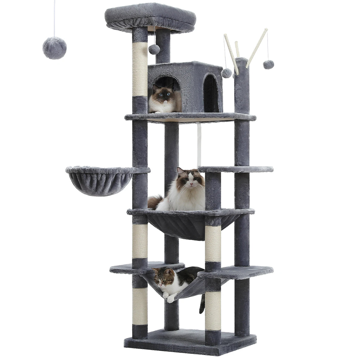 Tall Multi-Level Cat Tree Tower, Ships from US