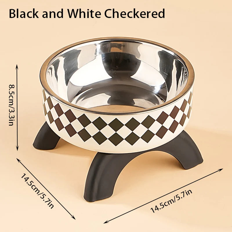 Elevated Anti-Slip Cat & Dog Food Bowl with Stand