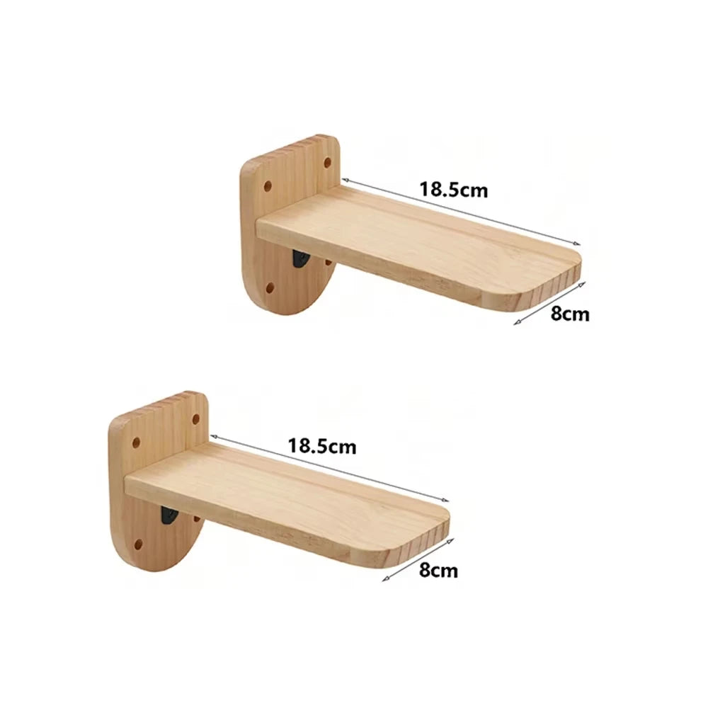Wall-Mounted Cat Shelf and Climbing Steps, Ships from US