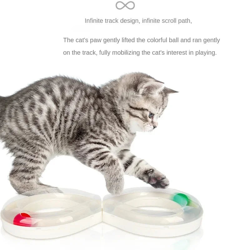 Spinning Turntable Cat Teaser Toy