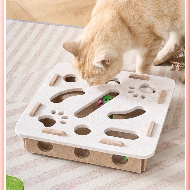 Flat-Pack Cat Scratcher Playhouse Toy