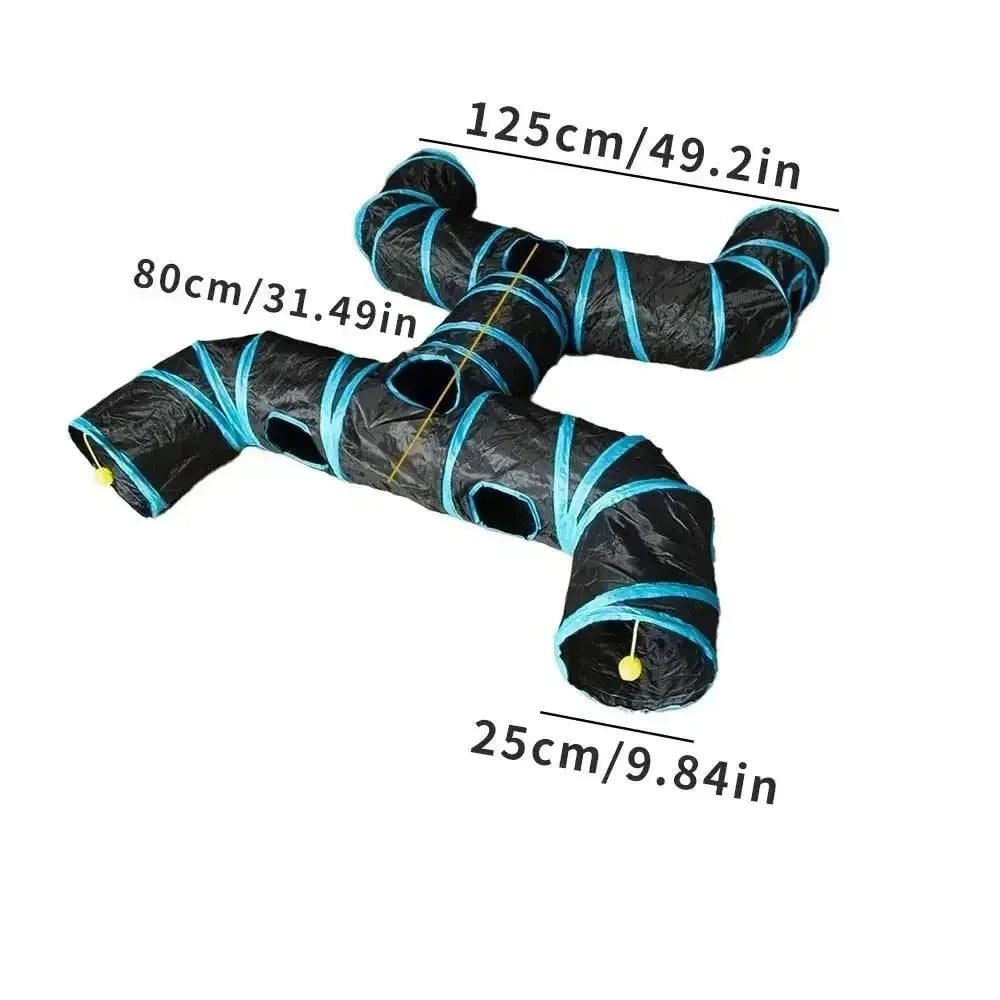 Crinkle Cat Play Tunnel, Multi-Way