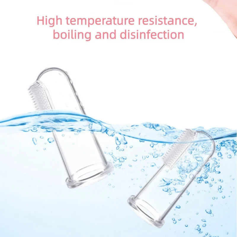 Cat Finger Toothbrush Set, Soft Silicone