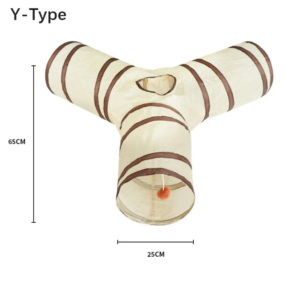Collapsible Cat Tunnel Tube, 25 cm