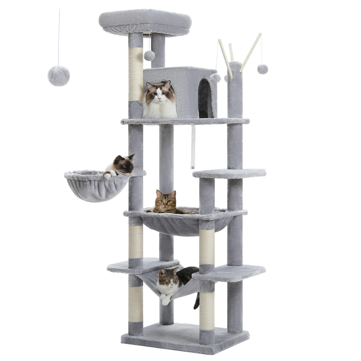 Tall Multi-Level Cat Tree Tower, Ships from US