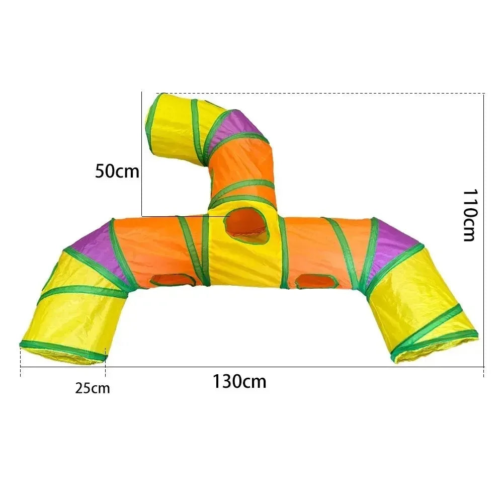 Crinkle Cat Play Tunnel, Multi-Way
