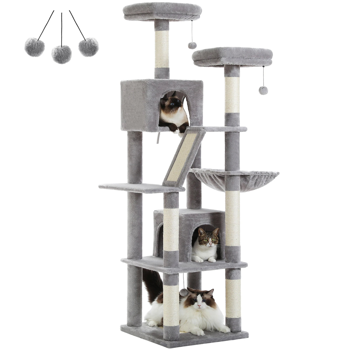 Tall Multi-Level Cat Tree Tower, Ships from US