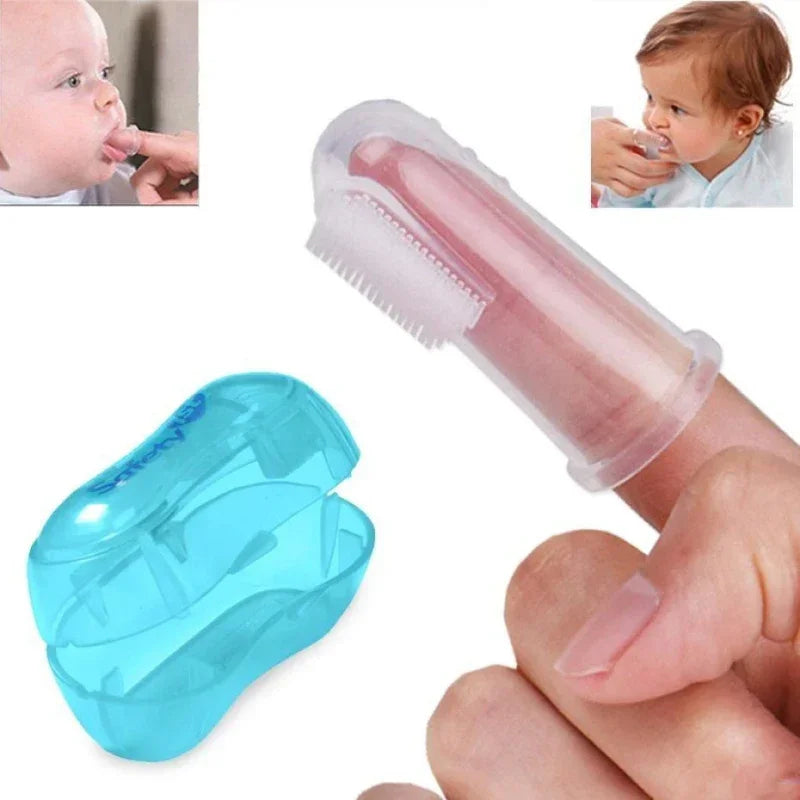 Cat Finger Toothbrush Set, Soft Silicone