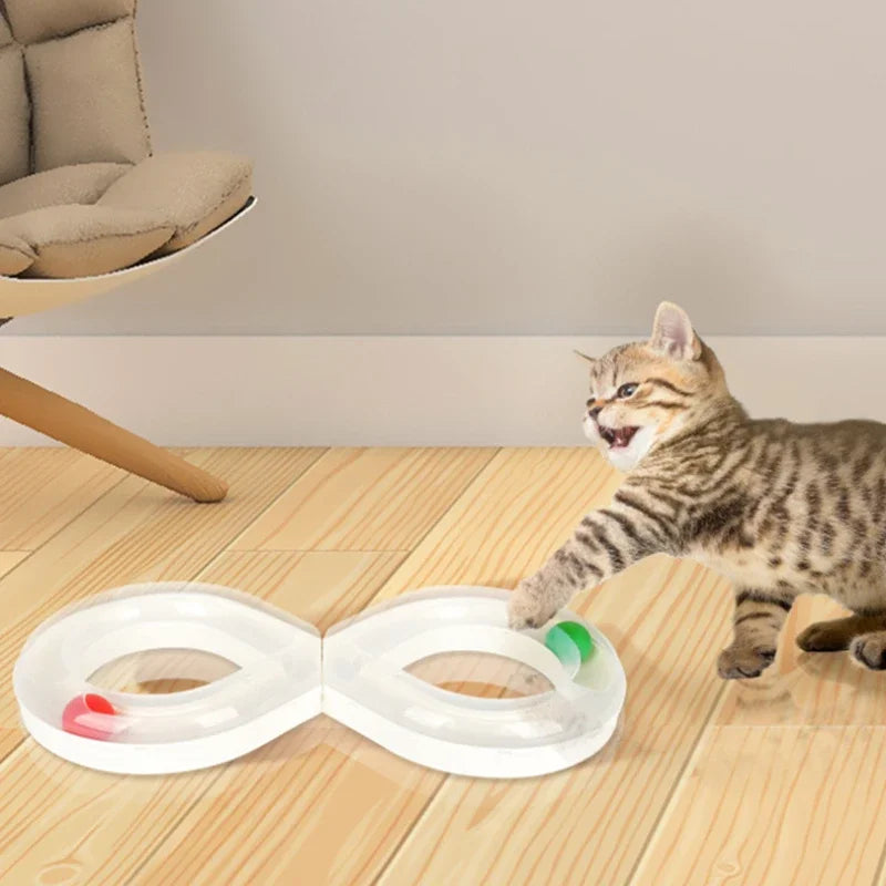 Spinning Turntable Cat Teaser Toy