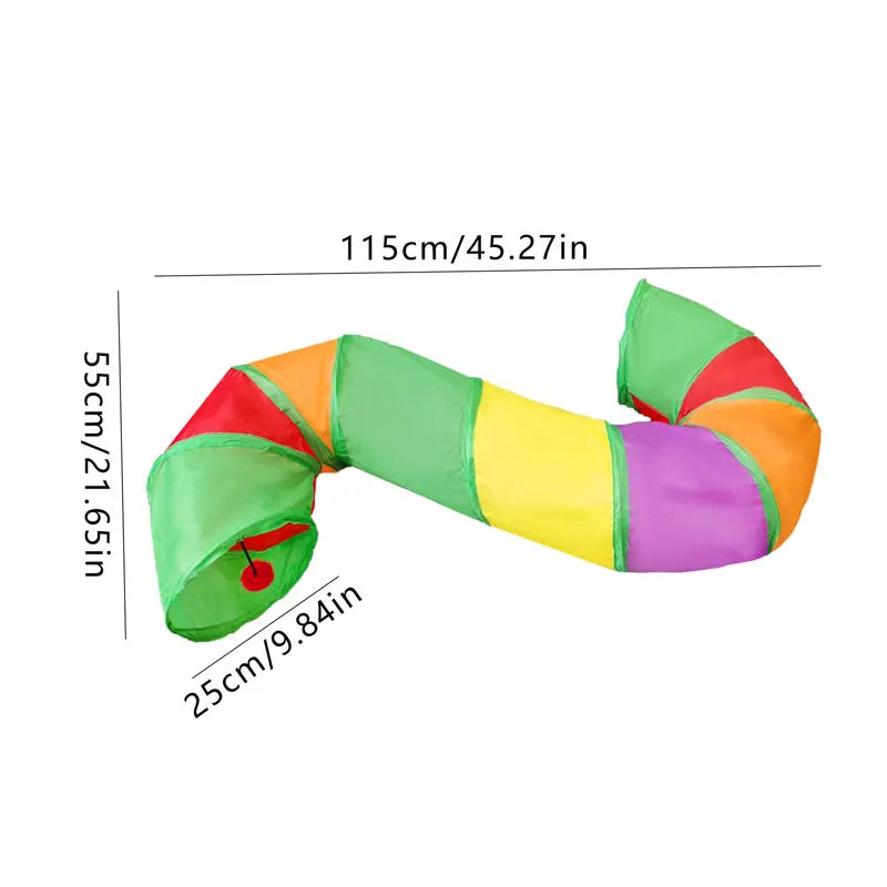 Crinkle Cat Play Tunnel, Multi-Way