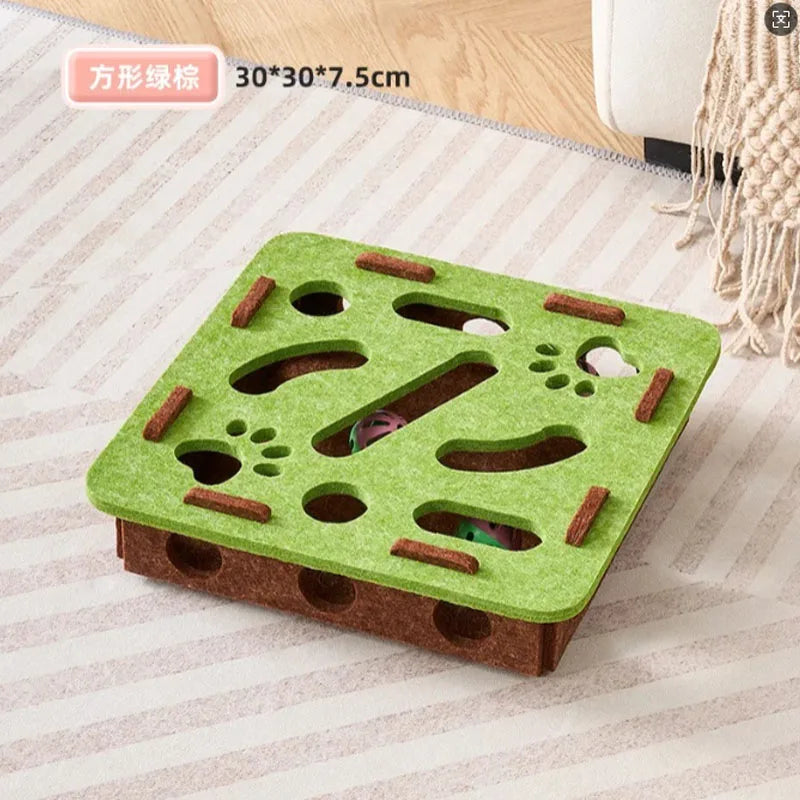 Flat-Pack Cat Scratcher Playhouse Toy