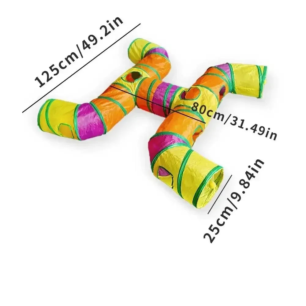 Crinkle Cat Play Tunnel, Multi-Way