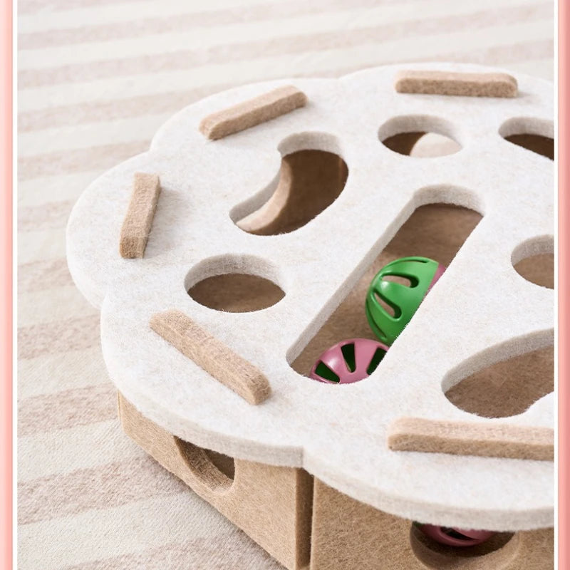 Flat-Pack Cat Scratcher Playhouse Toy
