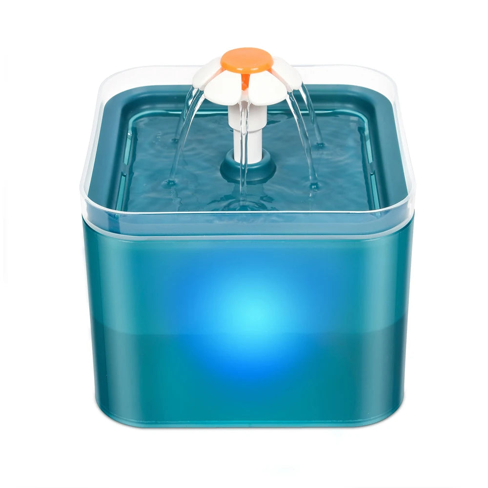 Cat Water Fountain 2L, Quiet with 4-Layer Filter