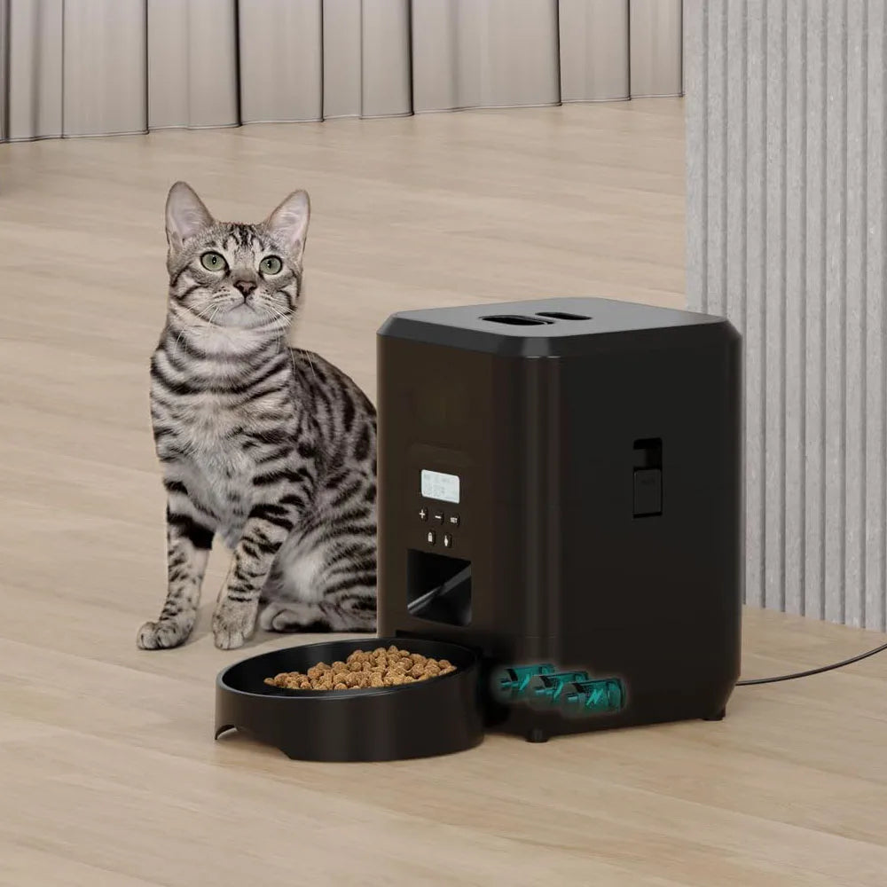 white-automatic-cat-feeder